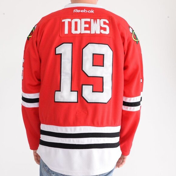 Reebok CCM Jonathan Toews Chicago Blackhawks NHL Hockey Jersey - Size - Picture 4 of 14